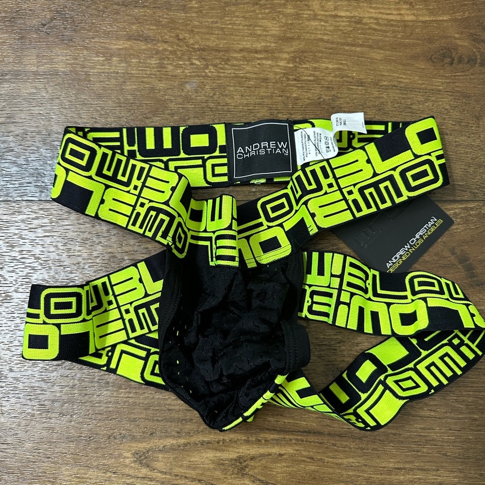 New! Andrew Christian Men’s Jock Strap Small